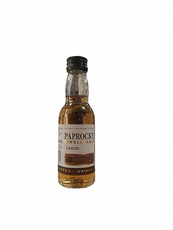 WHISKY PAPROCKY SINGLE MALT 0,04L 40% MINIATURKA