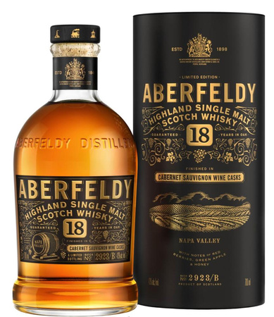 WHISKY ABERFELDY 18YO NAPA VALLEY WINE CASK 0,7L 43%