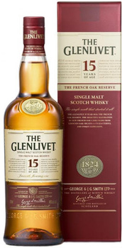 WHISKY GLENLIVET 15YO SINGLE MALT 0,7L 40%