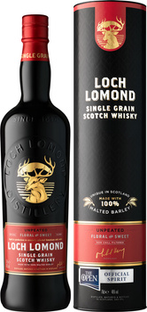 WHISKY LOCH LOMOND SINGLE GRAIN UNPEATED 0,7L 46% TUBA