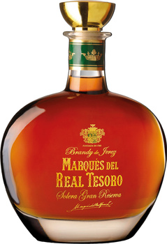 BRANDY MARQUES DEL REAL TESORO SOLERA GRAN RESERVA 0,7L 38%