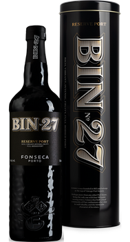 WINO PORTO FONSECA BIN27 + PUSZKA  0,75L C Sł  20%