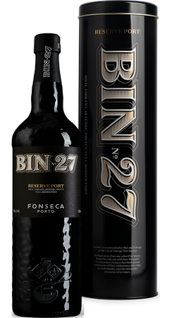 WINO PORTO FONSECA BIN27 + PUSZKA  0,75L C Sł  20%