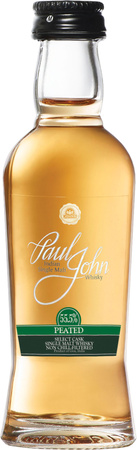 WHISKY PAUL JOHN CASK PEATED 0,05L 55,3% MINIATURKA