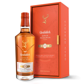 WHISKY GLENFIDDICH 21YO GRAN RESERVA RUM CASK FINISH 0,7L 40%