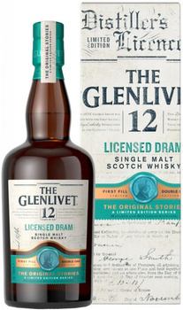 WHISKY GLENLIVET LICENSED DRAM 0,7L 48%