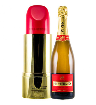 SZAMPAN PIPER-HEIDSIECK BRUT LIPSTICK 12% 0,75L POMADKA