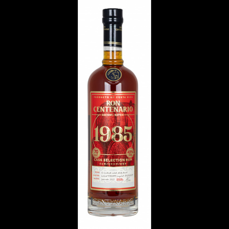 RUM CENTENARIO 1985 BATCH 2  0,7L 43%