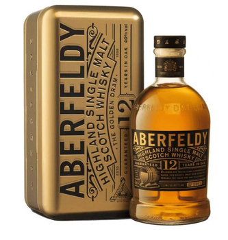 WHISKY ABERFELDY 12YO GOLD SINGLEMALT 0,7L 40% PUSZKA