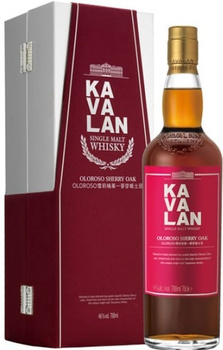 WHISKY KAVALAN OLOROSSO SHERRY OAK MATURED SINGLE MALT 0,7L 46%