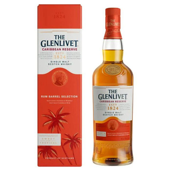 WHISKY GLENLIVET CARIBEAN RESERVE 0,7L 40%