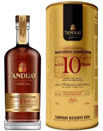 RUM TANDUAY MATURED DARK 10 YO 0,7L 40%