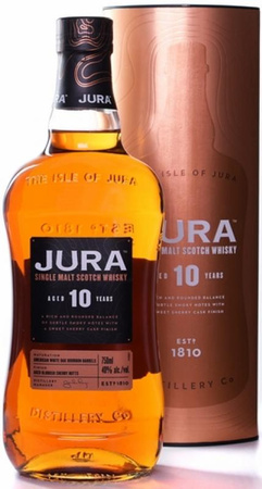 WHISKY JURA 10 YEAR OLD 0,7L 40%