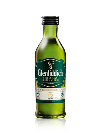 WHISKY GLENFIDDICH 12YO 0,05L 40% MINIATURKA