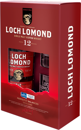 WHISKY LOCH LOMOND 12YO 0,7L 46% + SZKLANKI