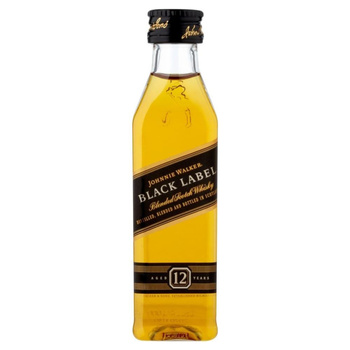 WHISKY JOHNNE WALKER BLACK  0,05L 40% MINIATURKA