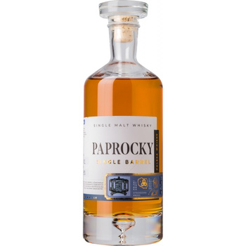 WHISKY PAPROCKY SINGLE BARREL 0,7L 40%